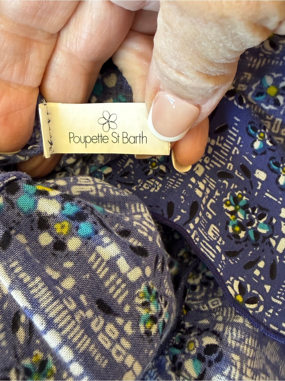 PAPETTE ST BARTH SOLEDAD SMOCK MAXI DRESS OFF SHOULDER ROMANTIC BOHO CHIC FLOWY - Picture 11 of 13